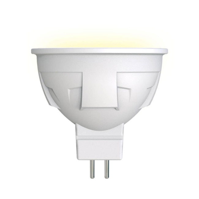 Лампа светодиодная (UL-00002424) Uniel GU5.3 6W 3000K матовая LED-JCDR 6W/WW/GU5.3/FR PLP01WH Лампа светодиодная (UL-00002424) Uniel GU5.3 6W 3000K матовая LED-JCDR 6W/WW/GU5.3/FR PLP01WH