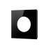 Рамка стеклянная на 1 пост Arlight FRM-GLARE-GC-1-BK 043833 Рамка стеклянная на 1 пост Arlight FRM-GLARE-GC-1-BK 043833
