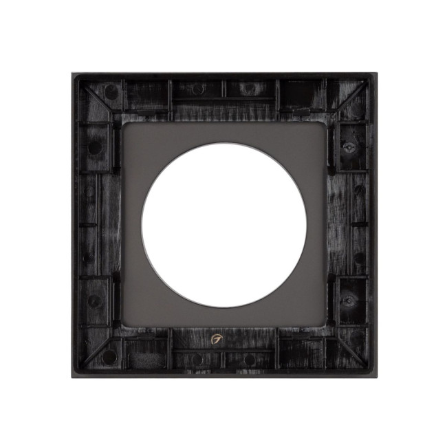 Рамка стеклянная на 1 пост Arlight FRM-GLARE-GC-1-BK 043833 Рамка стеклянная на 1 пост Arlight FRM-GLARE-GC-1-BK 043833