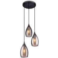 Подвесная люстра Eurosvet Cosmic 50085/3 черный жемчуг