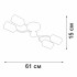 Потолочная люстра Vitaluce V2823-1/4PL Потолочная люстра Vitaluce V2823-1/4PL