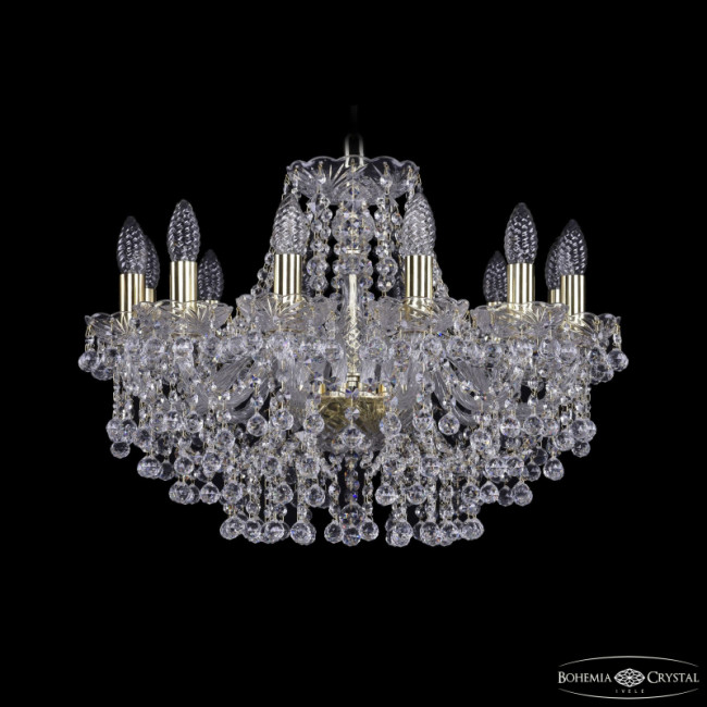 Подвесная люстра Bohemia Ivele Crystal 1409/12/195 G