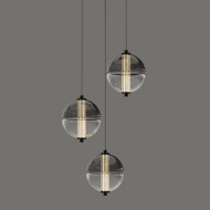 Подвесной светильник MD24022079-3A black/smoky Подвесной светильник MD24022079-3A black/smoky