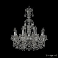 Подвесная люстра Bohemia Ivele Crystal 1409/8/160/XL-60 Ni Подвесная люстра Bohemia Ivele Crystal 1409/8/160/XL-60 Ni