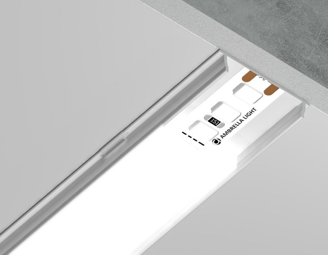 Алюминиевый накладной профиль Ambrella Light Alum Profile GP1600WH Алюминиевый накладной профиль Ambrella Light Alum Profile GP1600WH