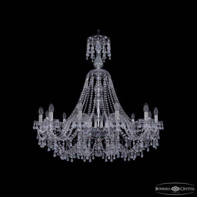 Подвесная люстра Bohemia Ivele Crystal 1410/12/360/XL-97 Ni V0300