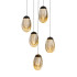 Подвесной светильник Delight Collection MD25090022-5A matt black/champagne Подвесной светильник Delight Collection MD25090022-5A matt black/champagne