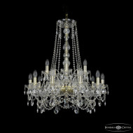 Подвесная люстра Bohemia Ivele Crystal 1411/10+5/240/h-84 G