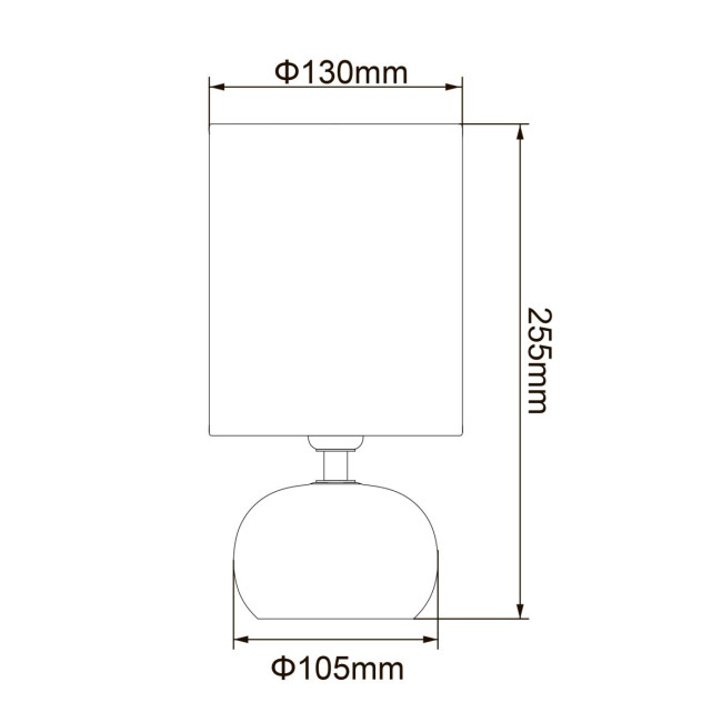Настольная лампа Uniel UML-B307 E14 GOLD/COPPER UL-00012424