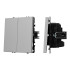 Механизм выключателя двухклавишный перекрёстный Arlight SWT-NOBE-MKX2-SFPL-IS (230V, 10A) (Никель) 061794 Механизм выключателя двухклавишный перекрёстный Arlight SWT-NOBE-MKX2-SFPL-IS (230V, 10A) (Никель) 061794