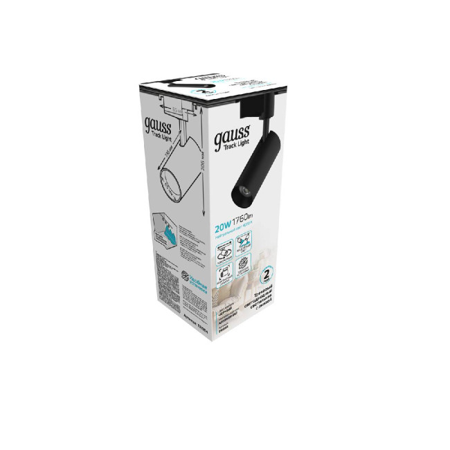 Трековый светодиодный светильник Gauss Track Light Led TR084 Трековый светодиодный светильник Gauss Track Light Led TR084
