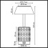 Настольная лампа беспроводная Odeon Light L-Vision Lulu 5454/6TL Настольная лампа беспроводная Odeon Light L-Vision Lulu 5454/6TL