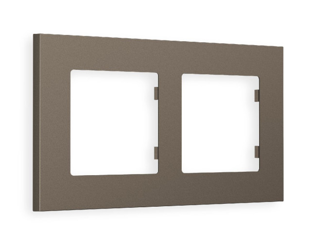 Рамка двухместная Ambrella Volt Qubi AF250632 Рамка двухместная Ambrella Volt Qubi AF250632