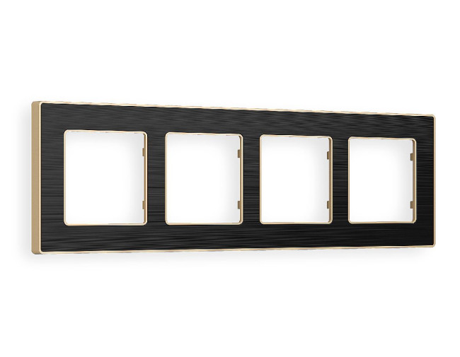 Рамка четырехместная Ambrella Volt Arctic AF580544 Рамка четырехместная Ambrella Volt Arctic AF580544