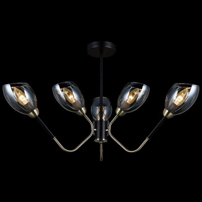 Люстра на штанге Illumico IL9960-6CSQ-79 BK AB Люстра на штанге Illumico IL9960-6CSQ-79 BK AB