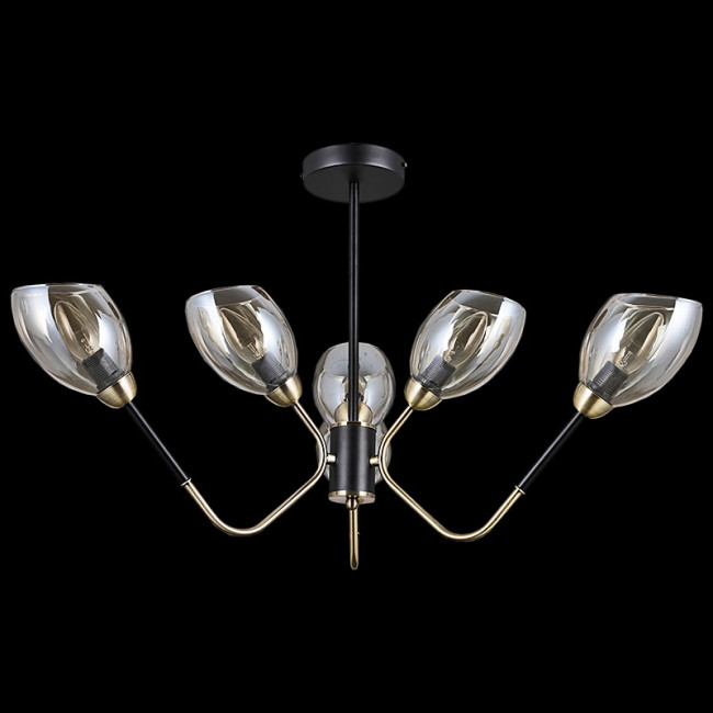 Люстра на штанге Illumico IL9960-6CSQ-79 BK AB Люстра на штанге Illumico IL9960-6CSQ-79 BK AB