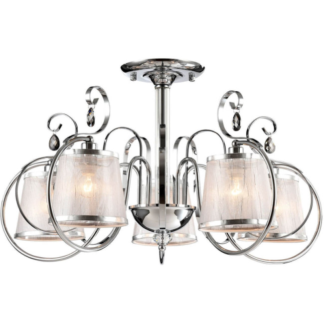 Потолочная люстра Freya Simone FR2020-CL-05-CH Потолочная люстра Freya Simone FR2020-CL-05-CH