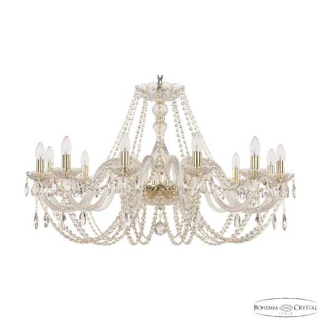 Подвесная люстра Bohemia Ivele Crystal 101/12/360 G Подвесная люстра Bohemia Ivele Crystal 101/12/360 G