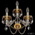 Бра Bohemia Ivele Crystal 5402B/2+1/165 G Amber/M-1G Бра Bohemia Ivele Crystal 5402B/2+1/165 G Amber/M-1G