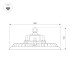 Подвесной светильник Arlight SP-ARIVA-DIM-R350-200W White5000 (BK, 60 deg, 230V, 0-10V) 052871