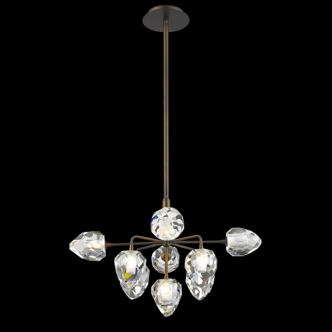 Подвесная люстра Delight Collection On the Rocks P68038L-9 gold Подвесная люстра Delight Collection On the Rocks P68038L-9 gold