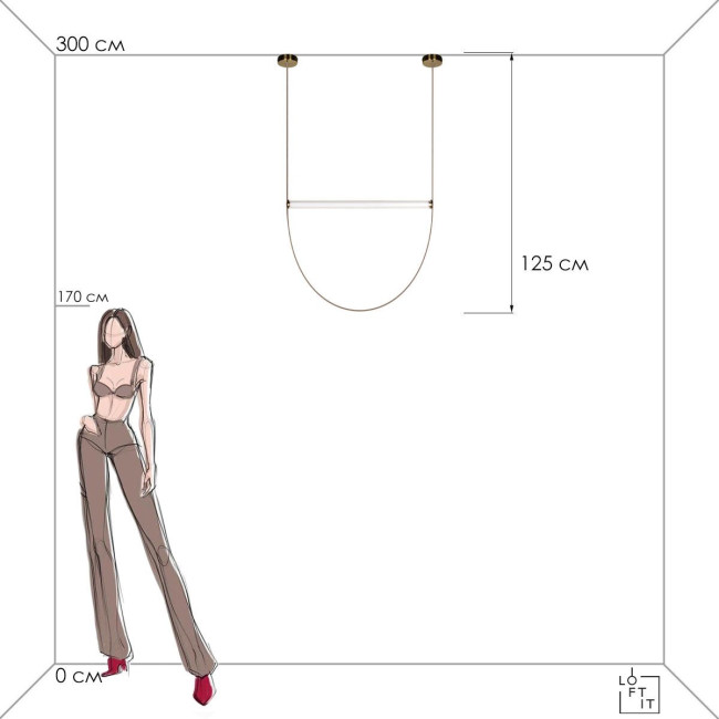 Подвесной светильник Loft IT Liana 10221/1250 Подвесной светильник Loft IT Liana 10221/1250