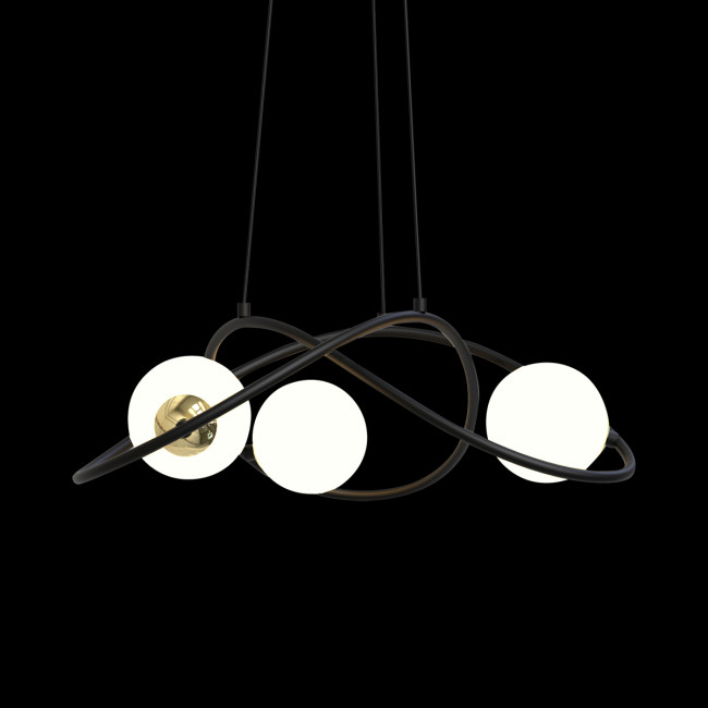 Подвесная люстра Delight Collection P0691-3A black Подвесная люстра Delight Collection P0691-3A black