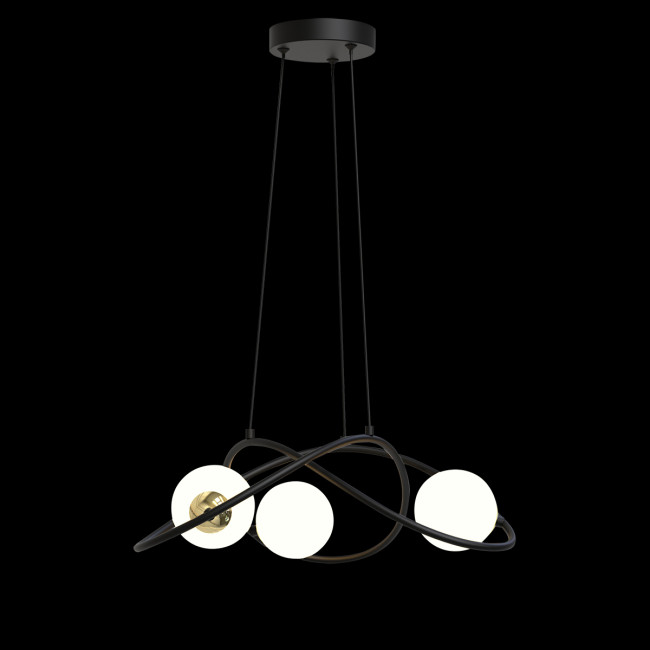 Подвесная люстра Delight Collection P0691-3A black Подвесная люстра Delight Collection P0691-3A black