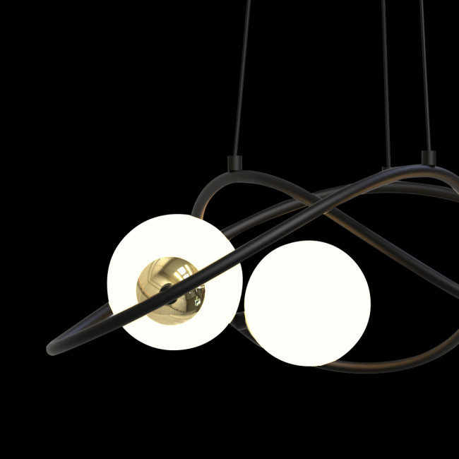 Подвесная люстра Delight Collection P0691-3A black Подвесная люстра Delight Collection P0691-3A black