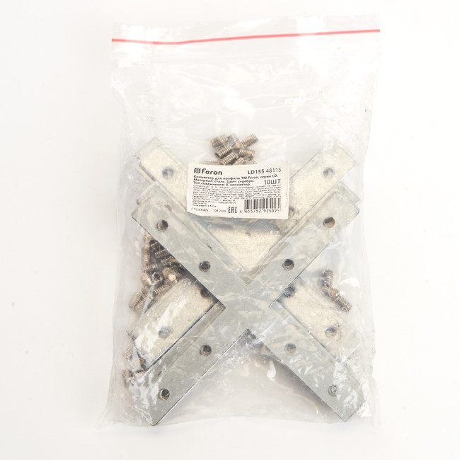 Соединитель X для профилей CAB Feron LD155 48115 Соединитель X для профилей CAB Feron LD155 48115