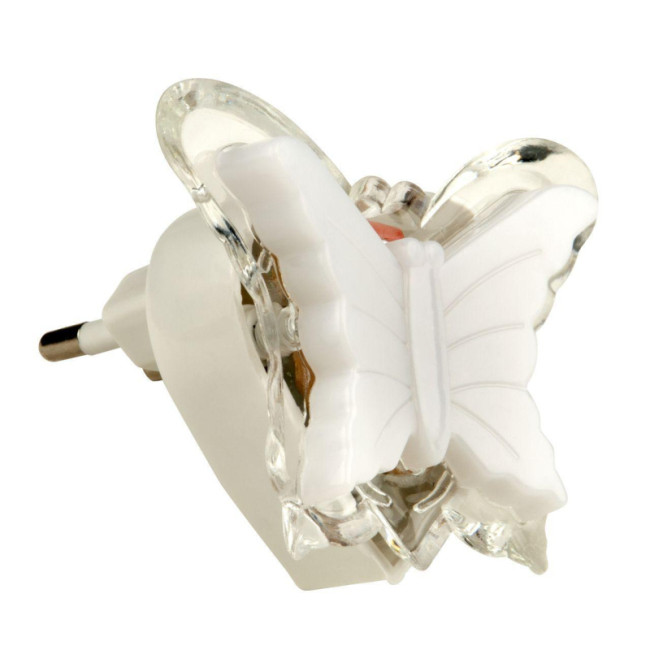 Настенный светодиодный светильник (10318) Uniel Детская серия DTL-308-Бабочка/RGB/3LED/0,5W Настенный светодиодный светильник (10318) Uniel Детская серия DTL-308-Бабочка/RGB/3LED/0,5W