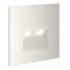 Накладка для розетки компьютерной двойной RJ45+RJ45 кат.6 Voltum S70 (хлопок) VLS001413