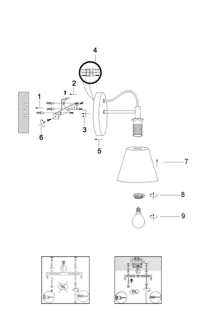Бра Lucide Possio 03213/01/41