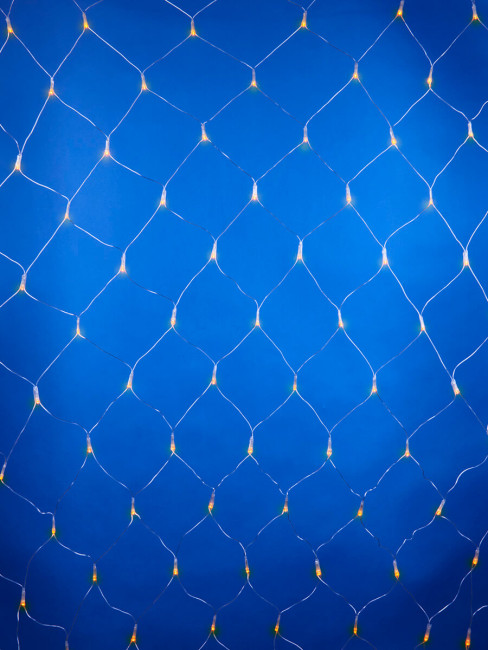 Светодиодная гирлянда (07939) Uniel сетка 220V желтый ULD-N2520-240/DTA YELLOW IP20