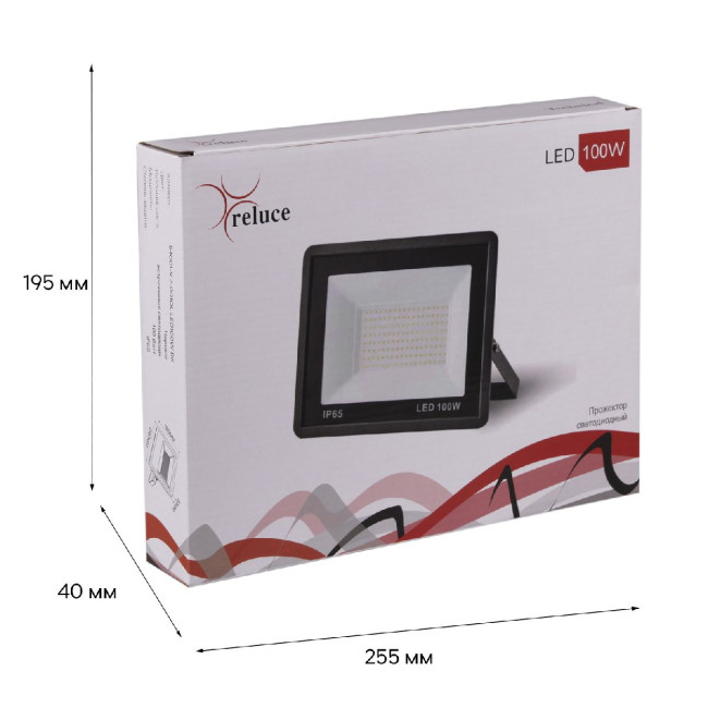 Прожектор Reluce 54001-9.2-001OL LED100W BK Прожектор Reluce 54001-9.2-001OL LED100W BK