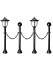 Светильник на солнечных батареях (UL-00003132) Uniel Фонари USL-S-181/PT720 Lantern Set02 Светильник на солнечных батареях (UL-00003132) Uniel Фонари USL-S-181/PT720 Lantern Set02