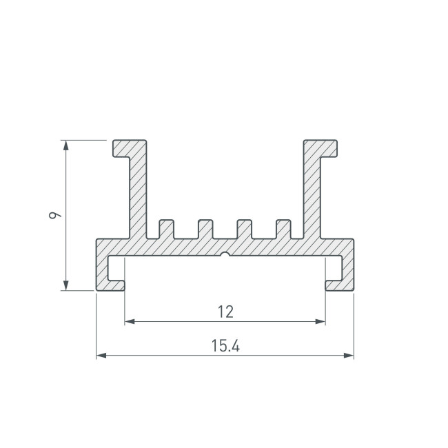 Основание Arlight для ленты SL-LINE-2522-2500 033415