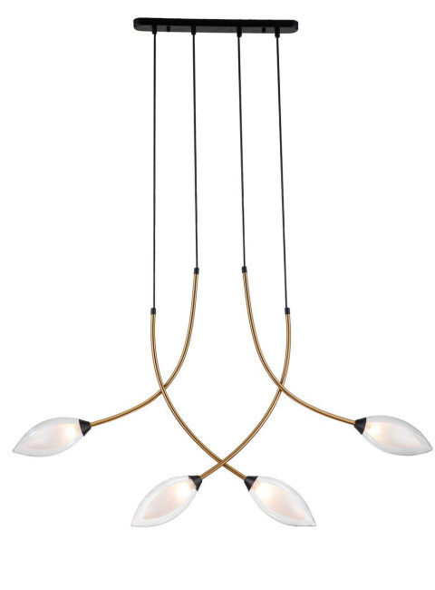 Подвесная люстра Indigo Fiore 13001/4P Black V000141