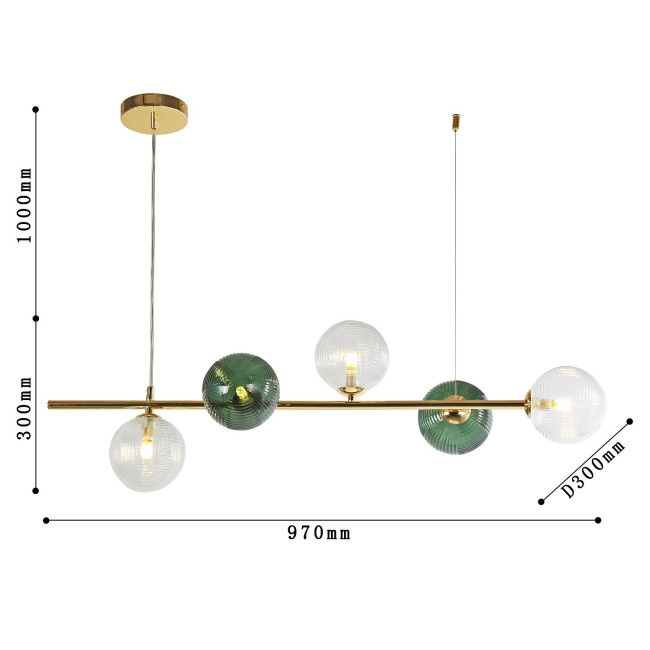 Подвесная люстра F-Promo Infilato 4035-5P Подвесная люстра F-Promo Infilato 4035-5P