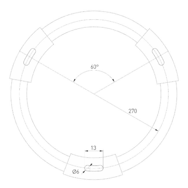 Потолочный светильник Arlight IM-RONDO-EMERGENCY-3H-R600-64W Day4000 (WH, 120 deg, 230V) 041074