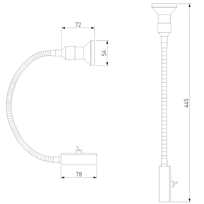 Подсветка для картин Elektrostandard Plica 1215 MR16 сатинированный никель/хром 4690389012099