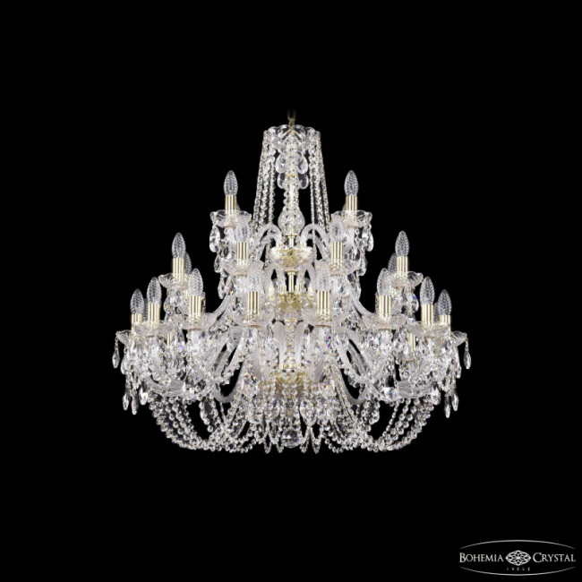 Подвесная люстра Bohemia Ivele Crystal 1402/16+8+4/300/3d G
