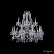 Подвесная люстра Bohemia Ivele Crystal 1403/10+5/240/2d G