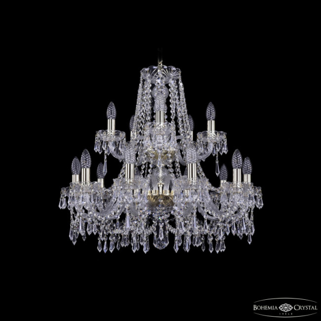 Подвесная люстра Bohemia Ivele Crystal 1403/10+5/240/2d G Подвесная люстра Bohemia Ivele Crystal 1403/10+5/240/2d G