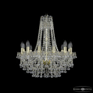 Подвесная люстра Bohemia Ivele Crystal 1409/12/195/h-63 G