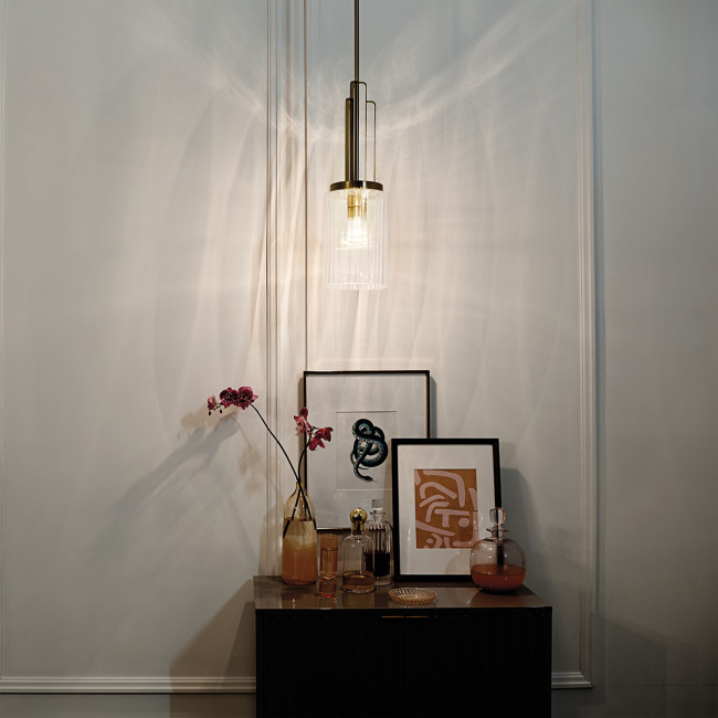 Подвесной светильник Kichler Kimrose QN-KIMROSE-MP-BNB Подвесной светильник Kichler Kimrose QN-KIMROSE-MP-BNB