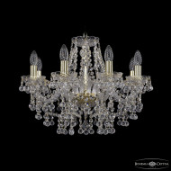 Подвесная люстра Bohemia Ivele Crystal 1409/8/195 G Подвесная люстра Bohemia Ivele Crystal 1409/8/195 G