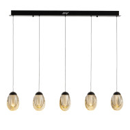 Подвесной светильник Delight Collection MD25090022-5B matt black/champagne
