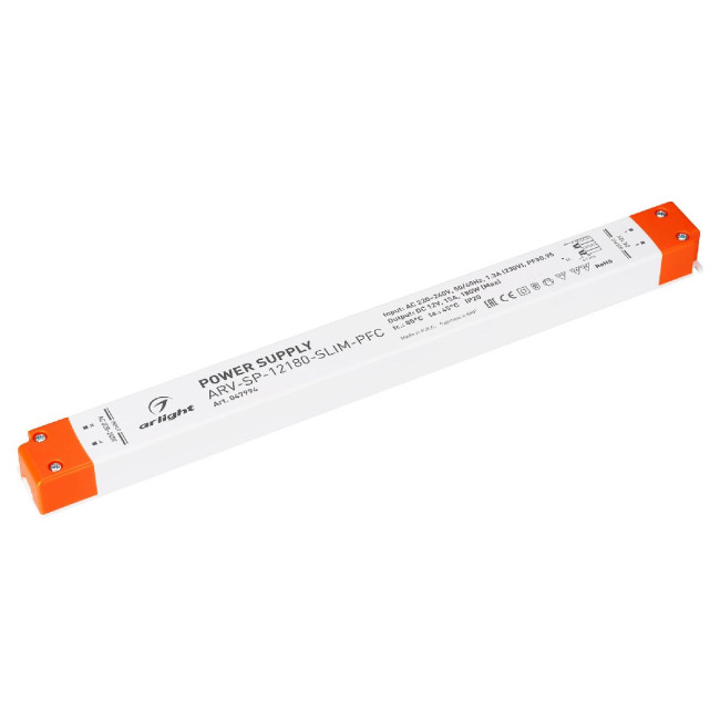 Блок питания Arlight ARV-SP-12180-SLIM-PFC (12V, 15A, 180W) 047994 Блок питания Arlight ARV-SP-12180-SLIM-PFC (12V, 15A, 180W) 047994