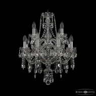 Подвесная люстра Bohemia Ivele Crystal 1415/8+4/165/2d Ni
